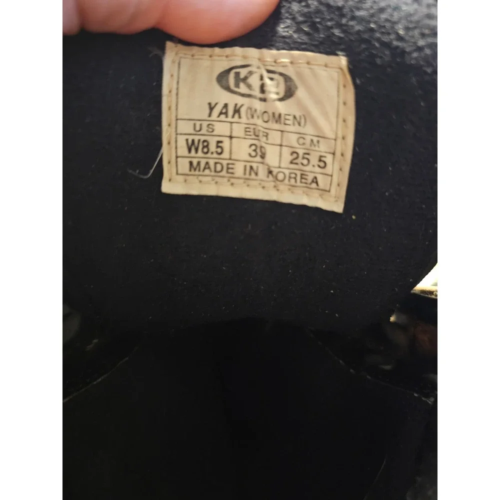K2 Yak Women Snowboard Boots Clicker Step In Tan Black Size 8.5 EUR 39